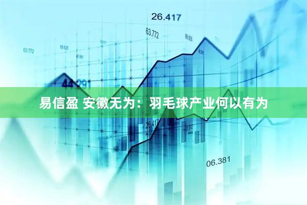 易信盈 安徽无为：羽毛球产业何以有为